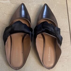 BCBGeneration Women's Metallic and Black Loafers